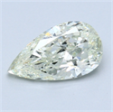 1.70 Carats, Pear Diamond with  Cut, G Color, SI1 Clarity and Certified by EGL