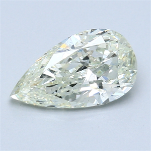 Picture of 1.70 Carats, Pear Diamond with  Cut, G Color, SI1 Clarity and Certified by EGL