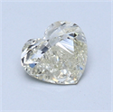 0.62 quilates, Corazón Diamante , Color I, claridad SI1 y certificado por EGL