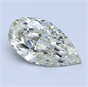 1.88 quilates, De pera Diamante , Color L, claridad SI1 y certificado por GIA