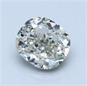 1.01 quilates, Del cojín Diamante , Color L, claridad SI2 y certificado por GIA