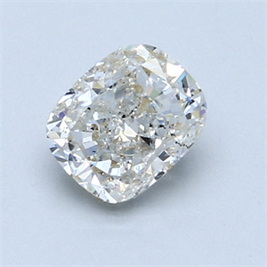 Picture of 1.03 Carats, Cushion Diamond with  Cut, K Color, I1 Clarity and Certified by GIA