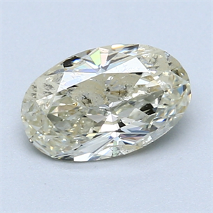 Picture of 1.11 Carats, Oval Diamond with  Cut, I Color, SI2 Clarity and Certified by EGL