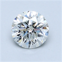 1.02 quilates, Redondo Diamante , Color F, claridad SI2 y certificado por GIA
