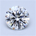 1.01 quilates, Redondo Diamante , Color D, claridad SI1 y certificado por GIA