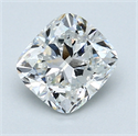 1.53 Carats, Cushion Diamond with  Cut, D Color, VVS2 Clarity and Certified by GIA