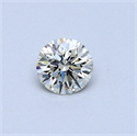 0.32 Carats, Round Diamond with Excellent Cut, I Color, VS1 Clarity and Certified by EGL