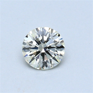 Picture of 0.32 Carats, Round Diamond with Excellent Cut, I Color, VVS1 Clarity and Certified by EGL
