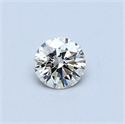 0.32 Carats, Round Diamond with Excellent Cut, I Color, VS2 Clarity and Certified by EGL