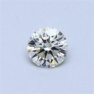 Picture of 0.35 Carats, Round Diamond with Excellent Cut, I Color, IF Clarity and Certified by EGL