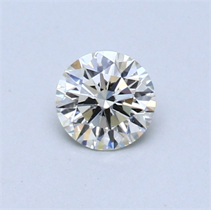 Picture of 0.35 Carats, Round Diamond with Excellent Cut, I Color, VVS2 Clarity and Certified by EGL