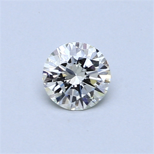 Picture of 0.37 Carats, Round Diamond with Excellent Cut, H Color, VVS1 Clarity and Certified by EGL
