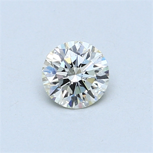Picture of 0.37 Carats, Round Diamond with Excellent Cut, H Color, IF Clarity and Certified by EGL