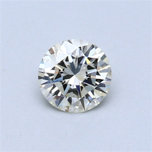 Picture of 0.37 Carats, Round Diamond with Excellent Cut, I Color, VVS2 Clarity and Certified by EGL