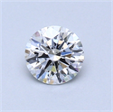 0.47 quilates, Redondo Diamante , Color E, claridad VS2 y certificado por GIA