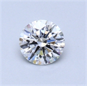 0.47 Carats, Round Diamond with Very Good Cut, E Color, VS2 Clarity and Certified by GIA