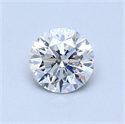 0.50 Carats, Round Diamond with Very Good Cut, D Color, VVS1 Clarity and Certified by GIA