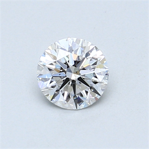 Picture of 0.50 Carats, Round Diamond with Very Good Cut, D Color, SI1 Clarity and Certified by GIA