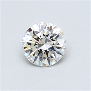 Picture of 0.50 Carats, Round Diamond with Very Good Cut, D Color, SI1 Clarity and Certified by GIA