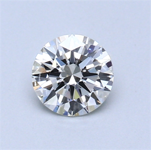 Picture of 0.50 Carats, Round Diamond with Excellent Cut, I Color, VVS1 Clarity and Certified by GIA