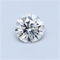 0.50 Carats, Round Diamond with Excellent Cut, D Color, VS2 Clarity and Certified by GIA