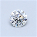 0.50 Carats, Round Diamond with Very Good Cut, D Color, VS2 Clarity and Certified by GIA