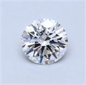 0.51 quilates, Redondo Diamante , Color E, claridad VVS1 y certificado por GIA