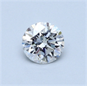 0.51 quilates, Redondo Diamante , Color D, claridad VS2 y certificado por GIA