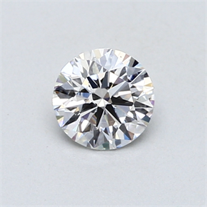 Picture of 0.51 Carats, Round Diamond with Excellent Cut, D Color, VS2 Clarity and Certified by GIA