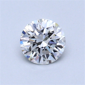 Picture of 0.51 Carats, Round Diamond with Very Good Cut, E Color, SI1 Clarity and Certified by GIA