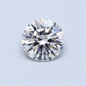 Picture of 0.52 Carats, Round Diamond with Excellent Cut, D Color, SI1 Clarity and Certified by GIA
