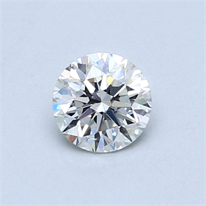 Picture of 0.52 Carats, Round Diamond with Very Good Cut, E Color, VVS2 Clarity and Certified by GIA