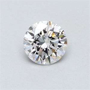 Picture of 0.52 Carats, Round Diamond with Very Good Cut, E Color, SI1 Clarity and Certified by GIA