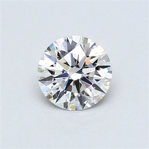 Picture of 0.53 Carats, Round Diamond with Excellent Cut, D Color, VS2 Clarity and Certified by GIA