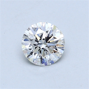 Picture of 0.53 Carats, Round Diamond with Very Good Cut, E Color, SI1 Clarity and Certified by GIA