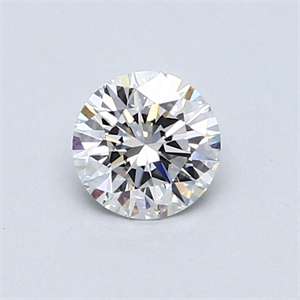 Picture of 0.53 Carats, Round Diamond with Excellent Cut, D Color, SI1 Clarity and Certified by GIA