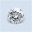 0.54 Carats, Round Diamond with Very Good Cut, G Color, VS2 Clarity and Certified by GIA