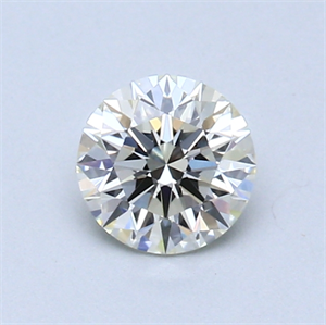 Picture of 0.54 Carats, Round Diamond with Excellent Cut, H Color, VVS2 Clarity and Certified by EGL