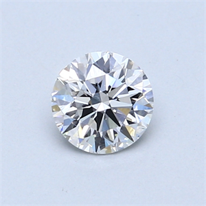 Picture of 0.55 Carats, Round Diamond with Very Good Cut, D Color, VS2 Clarity and Certified by GIA