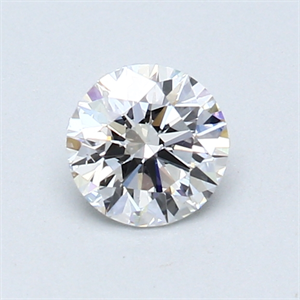 Picture of 0.55 Carats, Round Diamond with Very Good Cut, D Color, VS2 Clarity and Certified by GIA