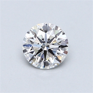 Picture of 0.56 Carats, Round Diamond with Very Good Cut, D Color, VS2 Clarity and Certified by GIA