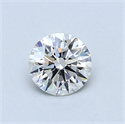 0.56 Carats, Round Diamond with Excellent Cut, D Color, VS2 Clarity and Certified by GIA