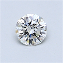 0.57 quilates, Redondo Diamante , Color E, claridad SI1 y certificado por GIA