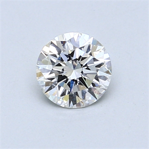Picture of 0.57 Carats, Round Diamond with Excellent Cut, E Color, SI1 Clarity and Certified by GIA