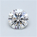 0.57 Carats, Round Diamond with Very Good Cut, D Color, VS2 Clarity and Certified by GIA
