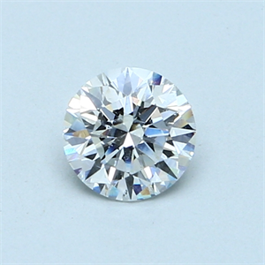 Picture of 0.57 Carats, Round Diamond with Excellent Cut, D Color, VS2 Clarity and Certified by GIA