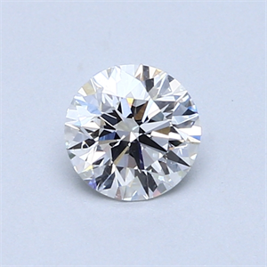 Picture of 0.59 Carats, Round Diamond with Very Good Cut, E Color, VS2 Clarity and Certified by GIA