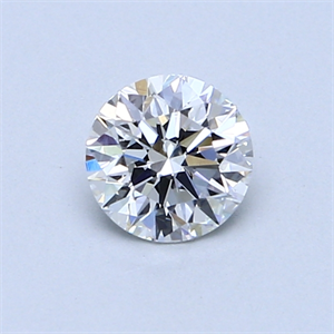 Picture of 0.59 Carats, Round Diamond with Excellent Cut, E Color, VS2 Clarity and Certified by GIA