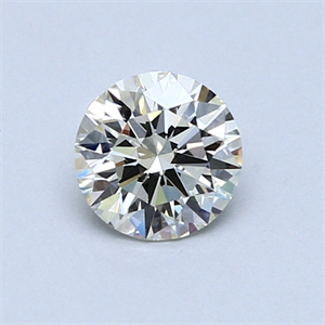 Picture of 0.61 Carats, Round Diamond with Excellent Cut, H Color, VS2 Clarity and Certified by GIA