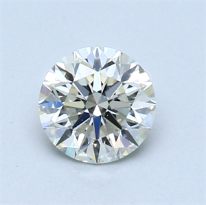 Picture of 0.63 Carats, Round Diamond with Very Good Cut, H Color, VS2 Clarity and Certified by GIA